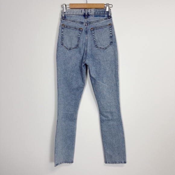 Abercrombie & Fitch Jeans Womens 25 0 LONG Blue 90s Slim Straight Ultra High - Picture 2 of 11